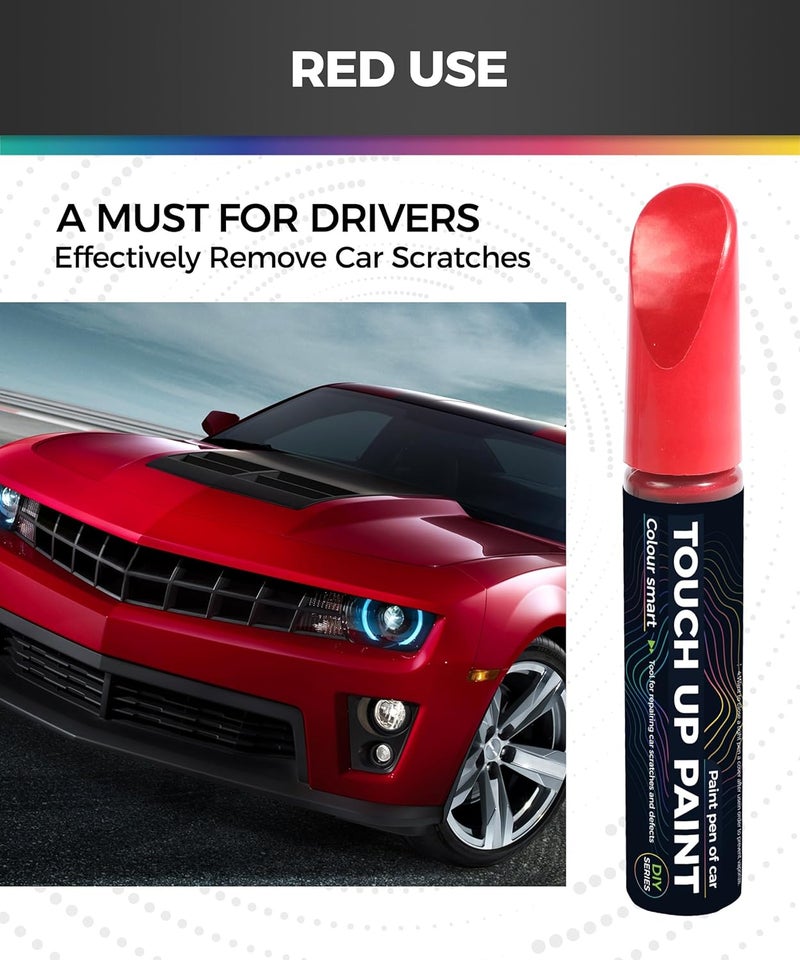 UBOG Touch Up Paint Pen,Touch Up Paint for Cars,Car Accessories Car Touch Up Paint, Automotive Paint Pen Scratch Repair,Cars Remover Scratch Paint Pen,Cars Paints Pens for Erase Auto Scratches (Red) - Image 5